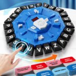 24-Letter Alphabet Game Fast-Paced Word Puzzle Board