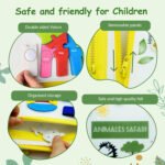 Educational Travel Toy Felt Busy Book - Image 3