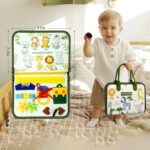 Educational Travel Toy Felt Busy Book - Image 5